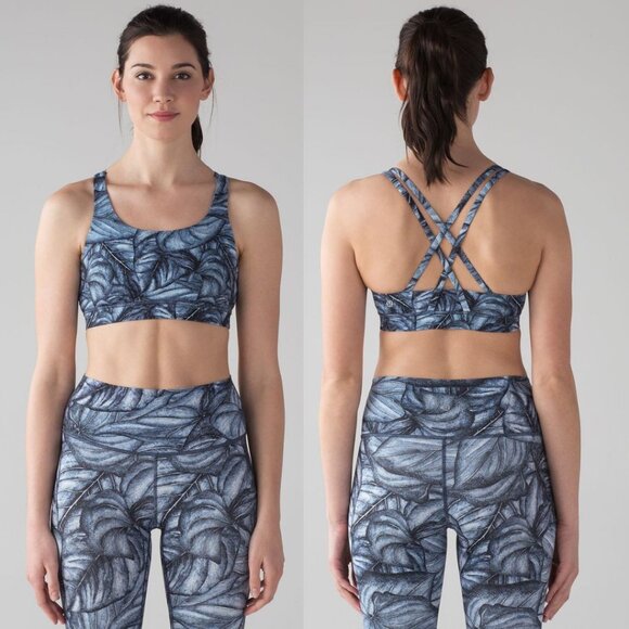 Lululemon - Energy Bra Nulux W2ADYS | Mini Concrete Jungle Alpine White Multi: 4 - Picture 2 of 15